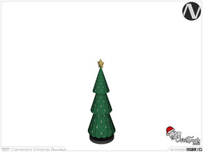 Sims 4 — TSR Christmas 2021 | Clementine Decor Metal Christmas Tree by ArtVitalex — Christmas Collection | All rights