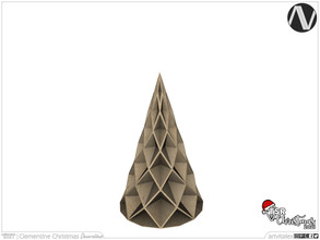 Sims 4 — TSR Christmas 2021 | Clementine Honeycomb Christmas Tree by ArtVitalex — Christmas Collection | All rights