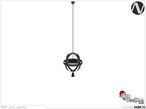 Sims 4 — TSR Christmas 2021 | Jovie Pendant Ceiling Lamp Medium by ArtVitalex — Christmas Collection | All rights