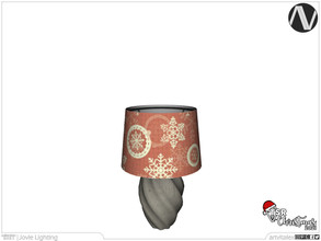 Sims 4 — TSR Christmas 2021 | Jovie Table Lamp by ArtVitalex — Christmas Collection | All rights reserved | Belong to