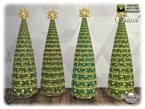 Sims 4 — Fessel christmas tree more big by jomsims — Fessel christmas tree more big