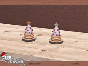 Sims 4 — TSR Christmas 2021. Bella Decor. Cupcake by soloriya — Decorative cupcake. Part of Bella Decor set. 2 color