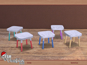Sims 4 — TSR Christmas 2021. Inna. Chair by soloriya — Chair. Part of Inna set. 5 color variations. Category: Comfort -