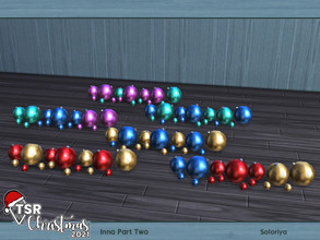 Sims 4 — TSR Christmas 2021. Inna Part Two. Christmas Ornament by soloriya — Large christmas ornament. Part of Inna Part