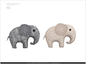 Sims 4 — Valeria kidsroom - Elephant by Severinka_ — Elephant (fabric primitive toy, pillow) From the set 'Valeria