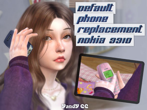 Sims 4 — Default Replacement Phone Nokia 3310 by yandycc — Default replacement for TS4 phone with Nokia 3310 in 3