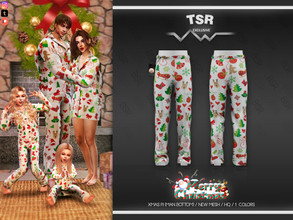 Sims 4 — XMAS PJ (MAN BOTTOM) BD593 by busra-tr — 1 colors Adult-Elder-Teen-Young Adult For Male Custom thumbnail