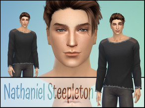 Sims 4 — Nathaniel Steepleton by fransyung — SIM Details Name: Nathaniel Steepleton Age Group: Young adult Gender: Male -