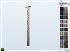 Sims 4 — Jasper Minimalist Drapes Tall Single Recolor 1x1 by Mutske — Part of the Jasper Constructionset. Made by