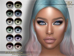 Sims 4 — Eyes N164 by FashionRoyaltySims — Standalone Custom thumbnail All ages and genders 12 color options HQ texture