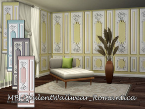 Sims 4 — Opulent Wallwear Romantica by matomibotaki — MB-OpulentWallwear_Romantica Decorative, elegant and classic