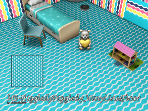 Sims 4 — Higgledy Piggledy Wavy Lines Floor by matomibotaki — MB-HiggledyPiggledy_WavyLinesFloor fluffy and soft