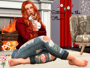 Sims 4 — Sitting on The Floor Posepack by couquett — more comfortable poses for your sims, special for you there are six