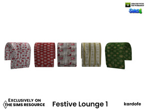Sims 4 — Festive Lounge_Folded blanket by kardofe — Small folded blanket to put on the arm of the sofa