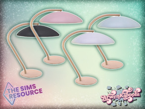 Sims 4 — Smalle - Lamp by ArwenKaboom — Base game table lamp in 4 recolors. You can find all items by searching