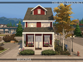Sims 4 — Begonia Family House | noCC by simZmora — Begonia is a genus of perennial flowering plants in the family