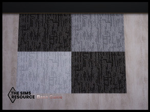 Sims 4 — Cold Christmas Carpet by seimar8 — Maxis match thick plush carpet in black, grey and white Base Game