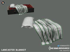 Sims 4 — Lancaster Blanket by sim_man123 — The window bench is sure to be a favorite spot in the house, so make it more