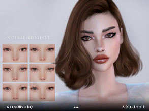 Sims 4 — Natural freckles v5 by ANGISSI — Previews made with HQ mod For all questions go here ---- angissi.tumblr.com