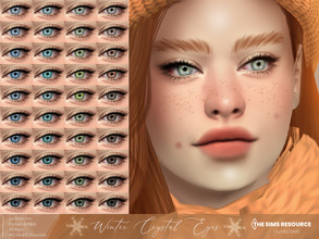 Sims 4 — Winter Crystal Eyes by MSQSIMS — These Eyes are available in 40 Swatches. It is suitable for Female/Male from