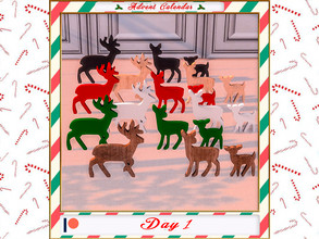 Sims 4 — Deers Patreon by Winner9 — Deers from my Advent Calendar 2021, published at Patreon. You can find it easy in