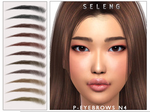 Sims 4 — P-Eyebrows N4[Patreon] by Seleng — The eyebrows has 21 colours and HQ compatible. Allowed for teen, young adult,