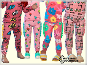Sims 4 — Pants Pink  by bukovka — Pants for toddlers of girl. Installed off-line, new mesh is mine, included. Suitable