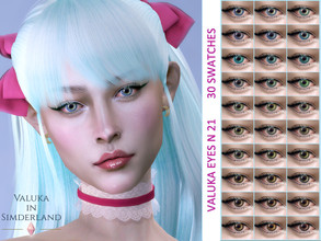 Sims 4 — Eyes N21 by Valuka — 30 colours All genders and ages Thumbnail for identification HQ compatible