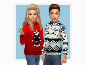 Sims 4 — Christmas Sweater NEEDS Holiday Celebration Pack by lillka — NEEDS Holiday Celebration Pack (origin update) 6
