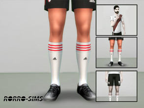 Sims 4 — River Plate socks 2021 by MetalboyIV — River Plate Adidas socks from 2021 season. I hope you like it!