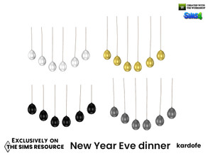 Sims 4 — New Year Eve dinner_Balloons on the ceiling by kardofe — Decorative balloons, to put on the floor or on a