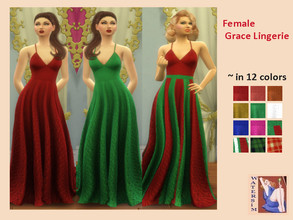 Sims 4 — ws Female Grace Lingerie - RC by watersim44 — Female Grace Lingerie. This it's a standalone recolor "The