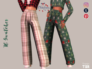 Sims 4 — Christmas Pants - MTP15 by laupipi2 — Enjoy this new Christmas pants in 16 colours :) -Custom mesh, all LODs