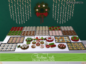 Sims 4 — Christmas Treats by neinahpets — A Christmas collection of delicious treats for a home kitchen, cafe, or bakery