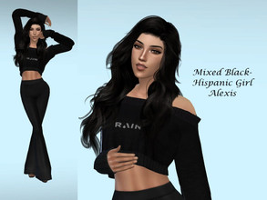 Sims 4 — Alexis by Cyber_Slav — Go to the tab Required to download the CC needed. Download everything if you want the sim