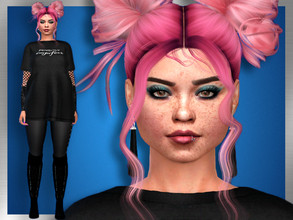Sims 4 — Sarah Bellamy by DarkWave14 — Download all CC's listed in the Required Tab to have the sim like in the pictures.