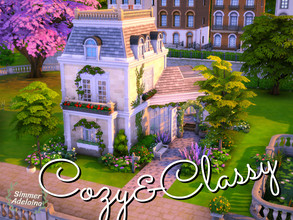 Sims 4 — Cozy&Classy by simmer_adelaina — This small and cozy house it's perfect for a couple who enjoy cozy and