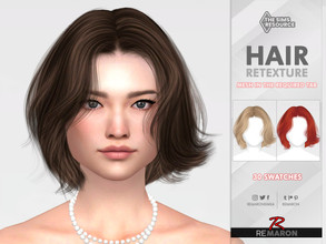 Sims 4 — TO0720 Hair Retexture Mesh Needed by remaron — Hair retexture for females and males in The Sims 4 PLEASE READ