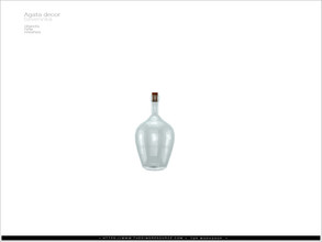 Sims 4 — Agata decor - bottle cork v02 by Severinka_ — Bottle with cork v02 From the set 'Agata livingroom decor' Build /