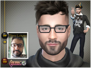 Sims 4 — SIM.VIP-05-Tony Logan by BAkalia — Hello :) This is a VIP Sim - Tony Logan - the fifth and therefore last of