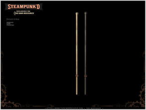 Sims 4 — Steampunked - wall pipe TW by Severinka_ — Wall pipe (TALL WALLS) From the set 'Steampunked Pt.II decor' The