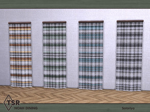 Sims 4 — Noah Dining. Curtain by soloriya — Curtain. Part of Noah Dining set. 4 color variations. Category: Decorative -