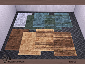 Sims 4 — Noah Bedroom. Rug by soloriya — Large square rug. Part of Noah Bedroom set. 9 color variations. Category: