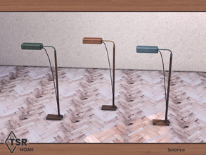 Sims 4 — Noah. Floor Light by soloriya — Floor light. Part of Noah set. 3 color variations. Category: Lights - Floor