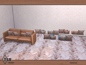 Sims 4 — Noah. Sofa Pillows by soloriya — Sofa pillows. Part of Noah set. 4 color variations. Category: Decorative -