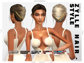Sims 4 — Leahlillith Zylle Hairstyle by Leah_Lillith — Zylle Hairstyle All LODs Smooth bones Custom CAS thumbnail Works
