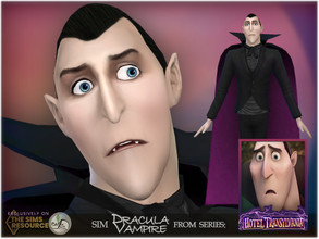 Sims 4 — Hotel Transylvania 4 - SIM - DRACULA by BAkalia — Hello :) Here is the Sim Dracula from the series Hotel