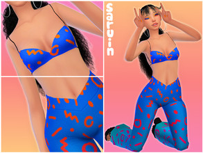 Sims 4 — December_TOP by Saruin — This is the TOP that goes with the outfit 30 swatches HQ Compatible Base Game