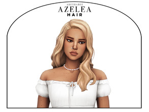Sims 4 — Azelea Hair (Patreon) by arethabee — - 24 ea colors - base game compatible - hat compatible