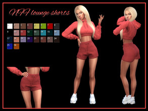 Sims 4 — NFF lounge shorts by Nadiafabulousflow — Hi guys! This upload its a lounge shorts - New mesh - Compatible Mod HQ